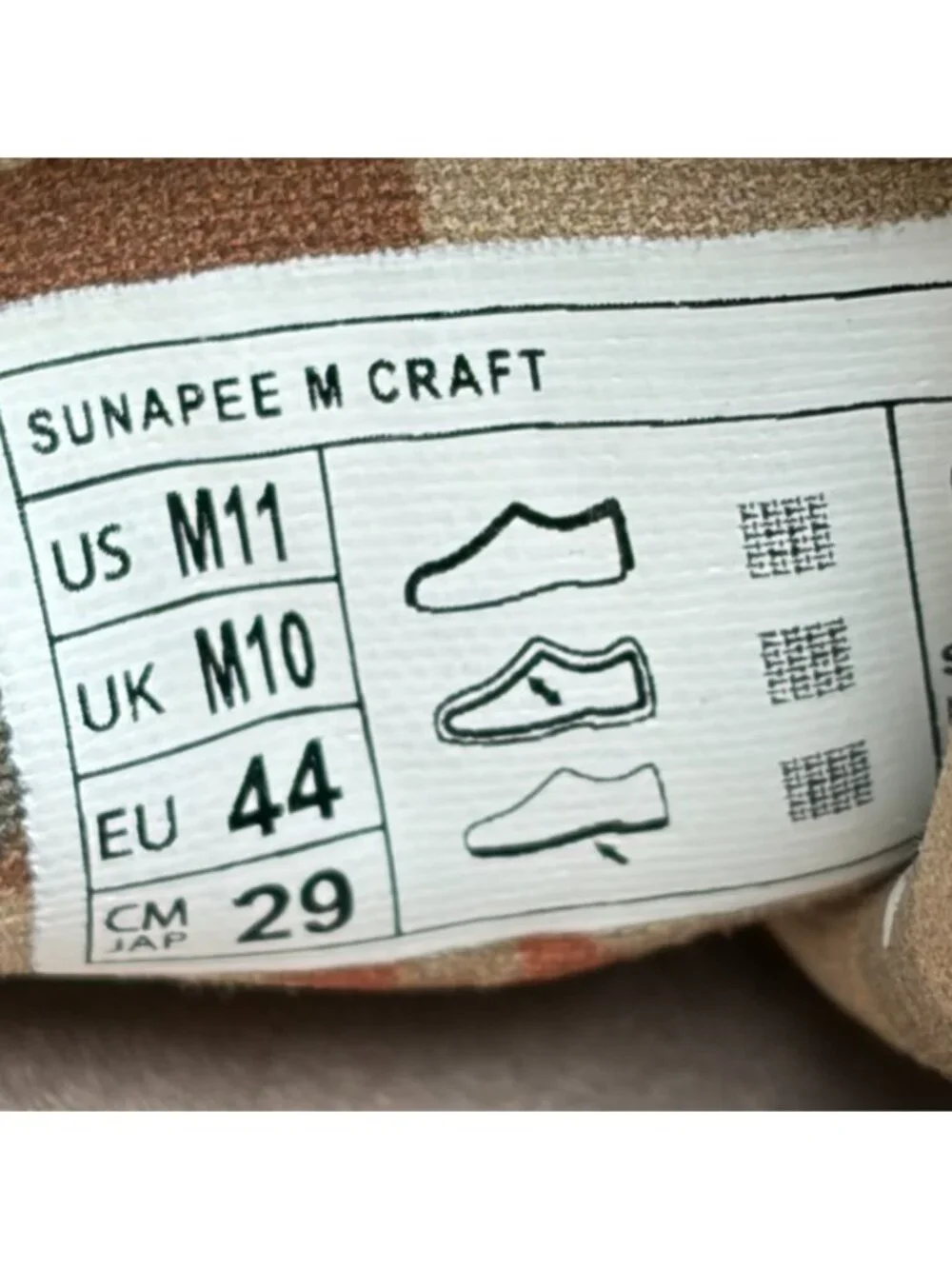 Hey Dude Sunapee M Craft Mens Size 11 Tan Cream Athletic Casual Slip On Shoes